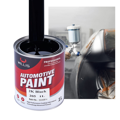Snel drogen 2K Solid Auto Body Metal Filler Deep Emerald Groen Vlak Zwart 2k Spray Paint 2k Topcoat