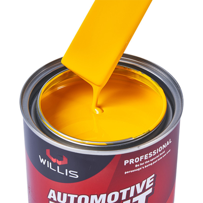 Thermosetting Hoogglans Solid Car Body Filler Hardener 2K Gele acryl spuitverf auto carrosserie reparatie verf
