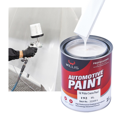 OEM 1K Metallic Pigment White Pearl Automotive Paint Auto verf Verdunner Verf Topcoat