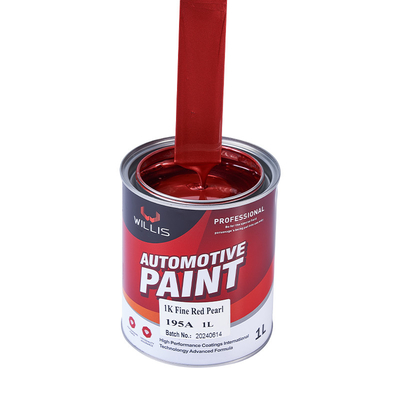 Acrylische parelvormige autopent Hoge kleur verzadiging 1K fijnrode parel metalen autopent Automotive thinner