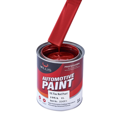 Acrylische parelvormige autopent Hoge kleur verzadiging 1K fijnrode parel metalen autopent Automotive thinner