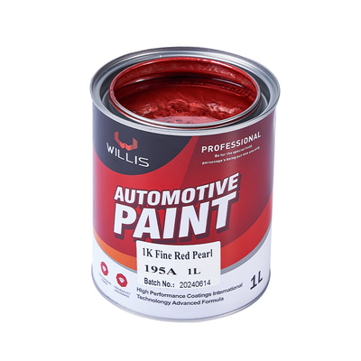 Acrylische parelvormige autopent Hoge kleur verzadiging 1K fijnrode parel metalen autopent Automotive thinner