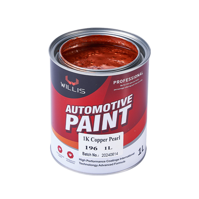 Fabrieksvoorziening Acryllak 1K Basecoat Pearl Auto Verf 1K Koper Perl OEM Beschikbaar Auto Refinish Spray Auto Verf