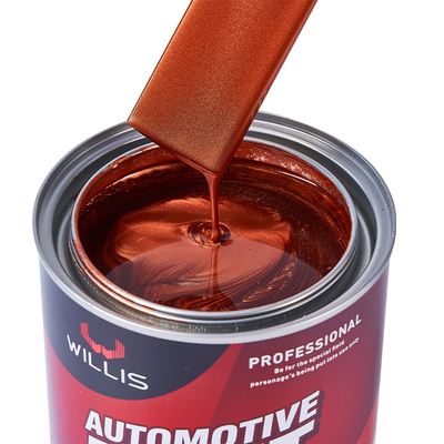 Fabrieksvoorziening Acryllak 1K Basecoat Pearl Auto Verf 1K Koper Perl OEM Beschikbaar Auto Refinish Spray Auto Verf