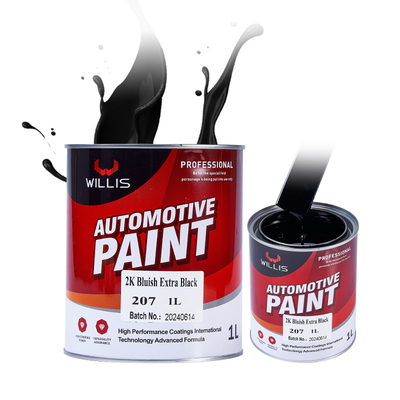 Duurzame epoxy auto acryl verf twee pakketten metalen rood 2K blauw extra zwart acryl auto verf