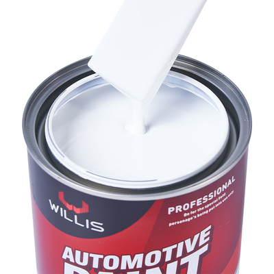 Metalen wit 2K Solid Paint Car Body Touch Up Spray Water Resistance Auto Refinish Paint 2k Spray Paint