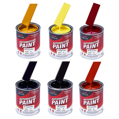 Intermediate 2K Solid Paint Colors For Auto Body Repair Geen kleurverandering Acrylic Color Paint Car Paint Manufacturer