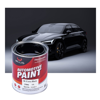 Voertuig Touch Up Oranje Rood Groen 2K Vaste verf 2K Extra Zwart Acrylverf Vloeibare coating Automobielverf