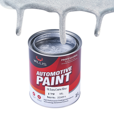 1L / 4L Glitter Acrylic Verf, Aluminium Poeder Helder Zilveren Auto Verf 1K Extra Grob Zilver