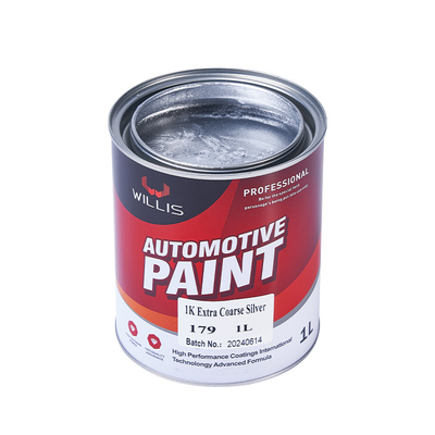 1L / 4L Glitter Acrylic Verf, Aluminium Poeder Helder Zilveren Auto Verf 1K Extra Grob Zilver