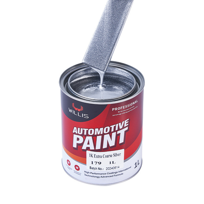 1L / 4L Glitter Acrylic Verf, Aluminium Poeder Helder Zilveren Auto Verf 1K Extra Grob Zilver