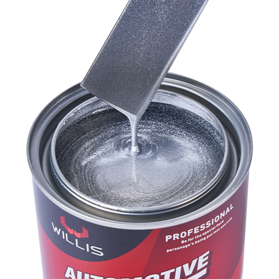1L / 4L Glitter Acrylic Verf, Aluminium Poeder Helder Zilveren Auto Verf 1K Extra Grob Zilver