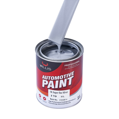 Gemengd blauw glanzend zilver metalen automobielverf hittebestendig verstelbare grootte acryllak sprayverf