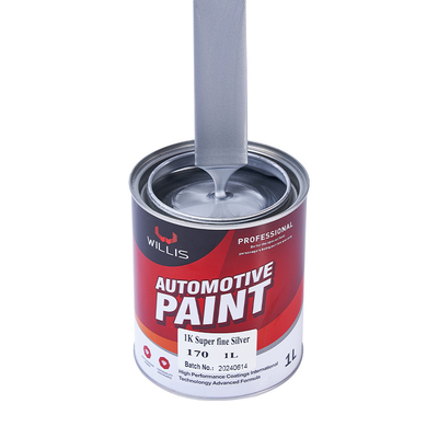 Gemengd blauw glanzend zilver metalen automobielverf hittebestendig verstelbare grootte acryllak sprayverf