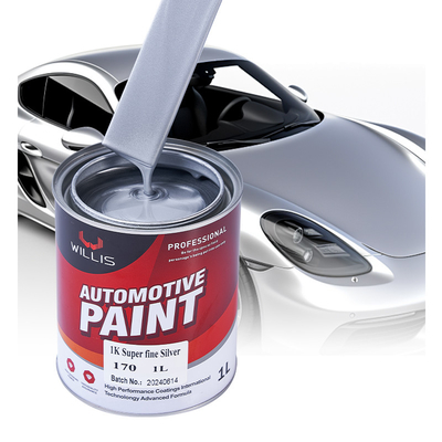 Gemengd blauw glanzend zilver metalen automobielverf hittebestendig verstelbare grootte acryllak sprayverf