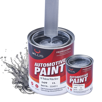 Afwerking Sparking Silver Metallic Automotive Paint Powder Coating 1K Basecoat, acryllak sprayverf, auto auto verf