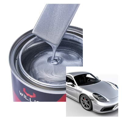 Afwerking Sparking Silver Metallic Automotive Paint Powder Coating 1K Basecoat, acryllak sprayverf, auto auto verf