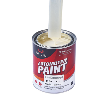 Crystal White Pearl Automotive Paint Strong Adhesion Acryl grondstof, auto auto verf,metalen automotive verf