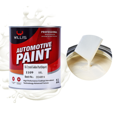 Crystal White Pearl Automotive Paint Strong Adhesion Acryl grondstof, auto auto verf,metalen automotive verf