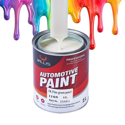 1K fijngroen parelvormig autoverf, hoge kleur verzadiging, heldere acryllak, heldere vacht, hardder, dunner