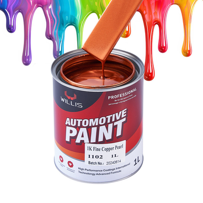 Chemische weerstand Acrylische lak verf, Duurzame parel verf kleuren voor auto's, 2K / 1K kleur verf, 1K kristal parel