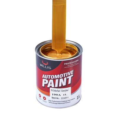 1K Pearl Car Paint voor aanpasbare vloeibare coating in Golden Pearl Green Phase