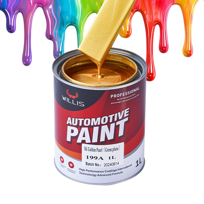 1K Pearl Car Paint voor aanpasbare vloeibare coating in Golden Pearl Green Phase