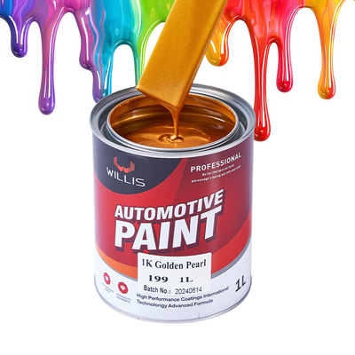 1K zilveren verf acryl 1K gouden parel 2K / 1K kleurverf 1K kristal parel verf