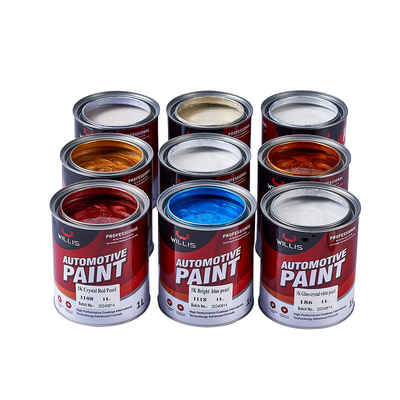 1K Pearl White Auto Verf Automotive Verf Vloeibare coating Meerdere kleuren Gemakkelijk toe te passen OEM / ODM-diensten,Car Spray Verf