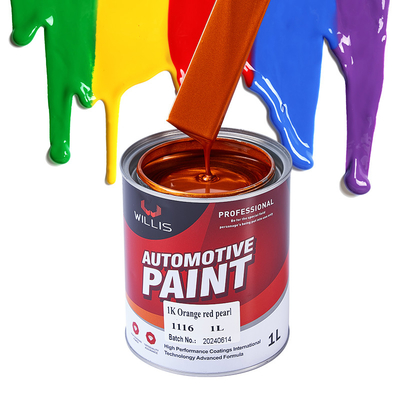 Spray auto verf Vloeibare coating OEM beschikbaar 1K One Component Acrylic Pearl Verf Automotive Dunner Factory Supply