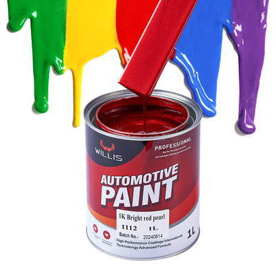 Spray auto verf Vloeibare coating OEM beschikbaar 1K One Component Acrylic Pearl Verf Automotive Dunner Factory Supply