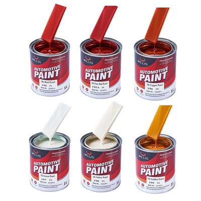 Spray auto verf Vloeibare coating OEM beschikbaar 1K One Component Acrylic Pearl Verf Automotive Dunner Factory Supply