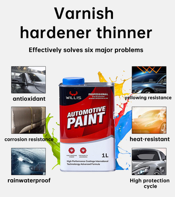 Veilige Oplosbare Automobielverf Dunnere Acryl Gebaseerde Transparante Kleur
