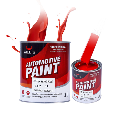 Gemakkelijk te bouwen 2k Rood Sproeiverf Autobescherming Hoge hardheid 1l / 4l Per blik
