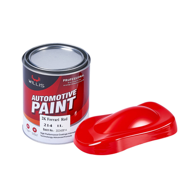 Stoere Rode Kleuren Ferrari Rood 2k Metalen Auto Verf Auto Refinish Auto Restauratie
