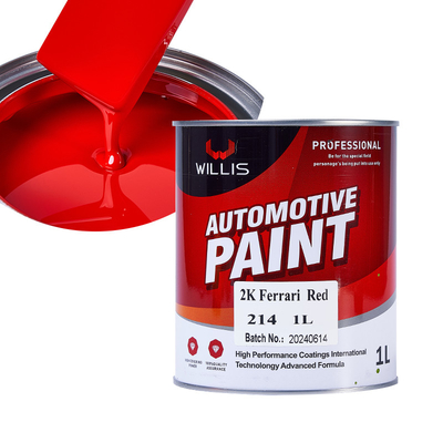 Stoere Rode Kleuren Ferrari Rood 2k Metalen Auto Verf Auto Refinish Auto Restauratie