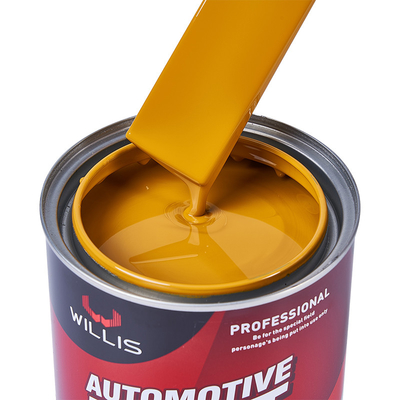 Vaste metalen aardige geel 2k autospreeuwverf helder vloeistof automotive