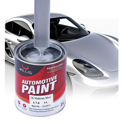 Sneldroge vloeibare coating 1K gematigd metalen zilveren autoverf