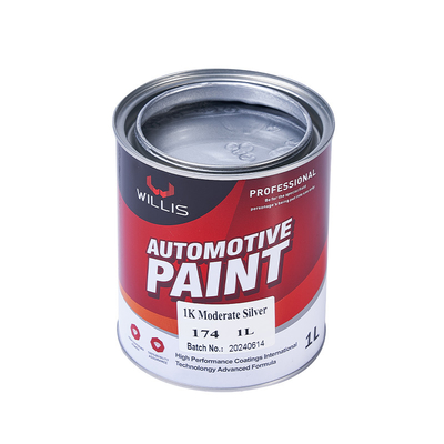Sneldroge vloeibare coating 1K gematigd metalen zilveren autoverf