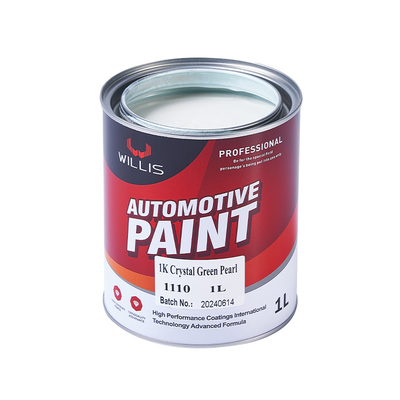 Afwerking van gouden parel autoverf / geel ondoorzichtig acryllak sproeiverf dunner autoverf