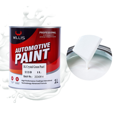 Afwerking van gouden parel autoverf / geel ondoorzichtig acryllak sproeiverf dunner autoverf