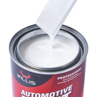 Acryllak metalen parelwitte verf