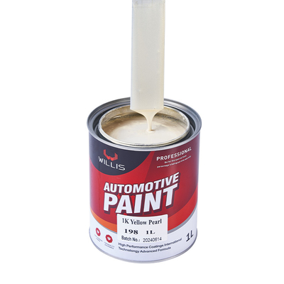 1K Acrylische Parel Auto Verf Geel Parel Duidelijke vacht Verharder Dunner 2K / 1K Kleurverf