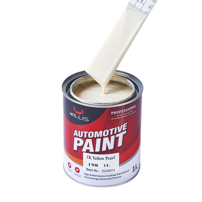 1K Acrylische Parel Auto Verf Geel Parel Duidelijke vacht Verharder Dunner 2K / 1K Kleurverf