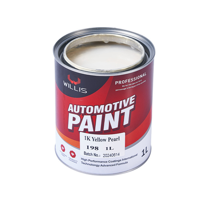 1K Acrylische Parel Auto Verf Geel Parel Duidelijke vacht Verharder Dunner 2K / 1K Kleurverf