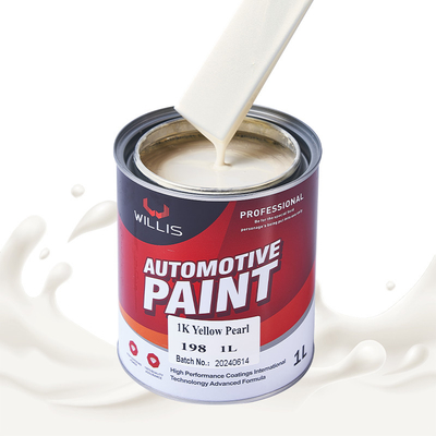 1K Acrylische Parel Auto Verf Geel Parel Duidelijke vacht Verharder Dunner 2K / 1K Kleurverf