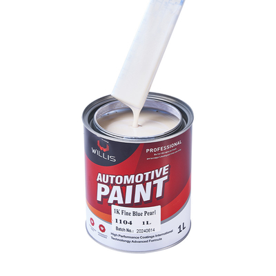 1K basecoat rood / zwart parel autoverf weerbestendige parelrijke autoverf heldere laag verhardende dunner
