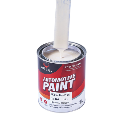 1K basecoat rood / zwart parel autoverf weerbestendige parelrijke autoverf heldere laag verhardende dunner