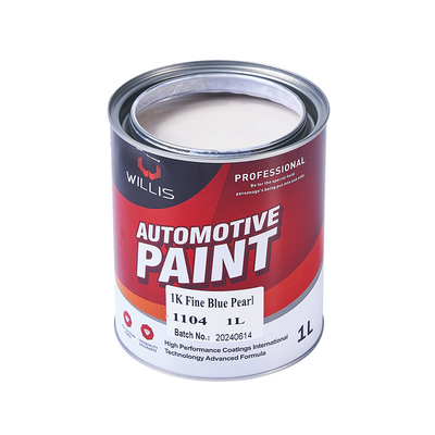 1K basecoat rood / zwart parel autoverf weerbestendige parelrijke autoverf heldere laag verhardende dunner