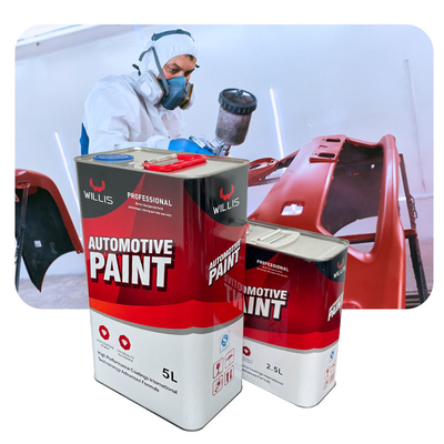Staat vloeibare coating automotive primer spuitverf met glanzende afwerking aanpasbare matte afwerking